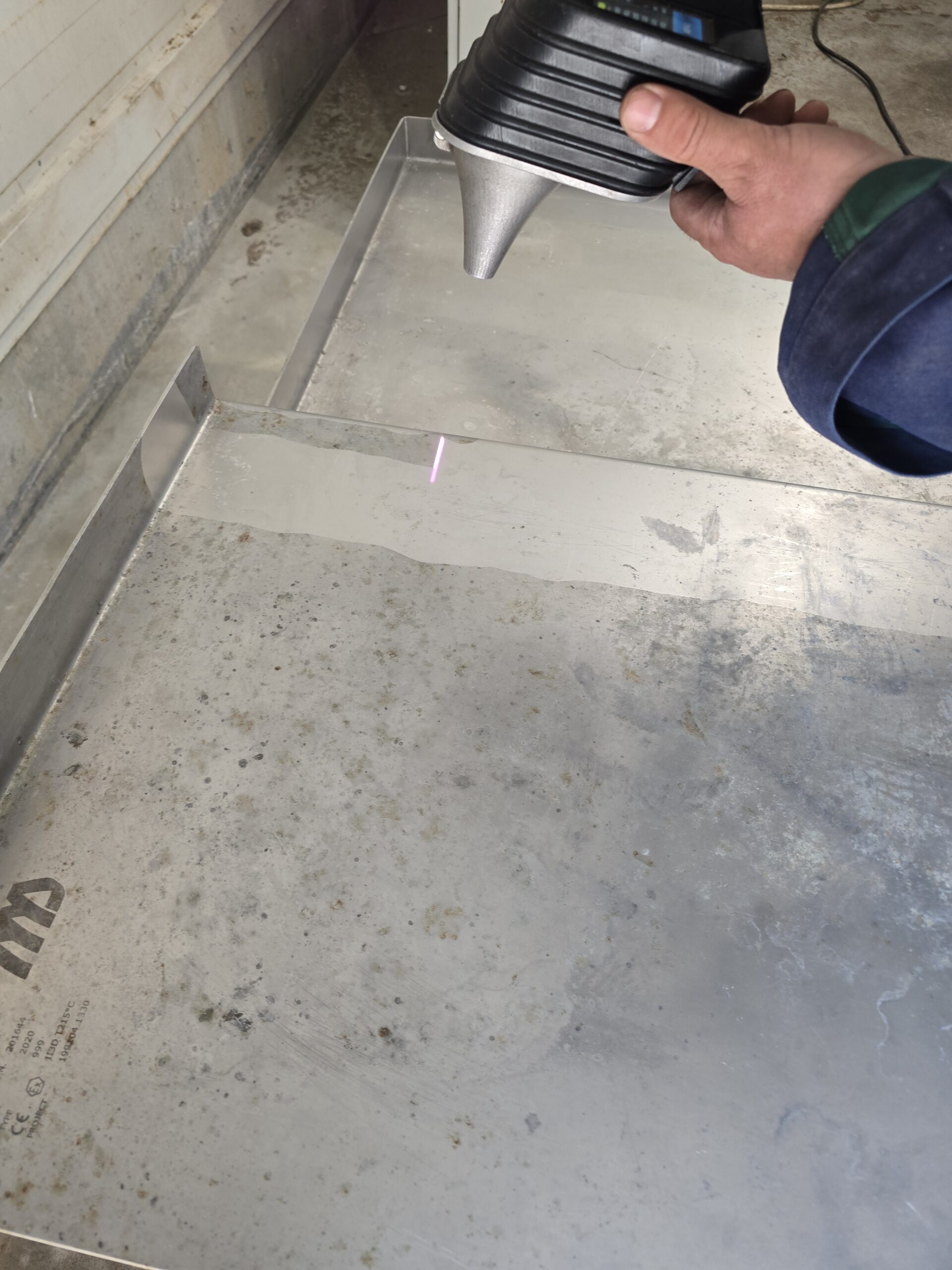 Lucrare de curățare cu laser