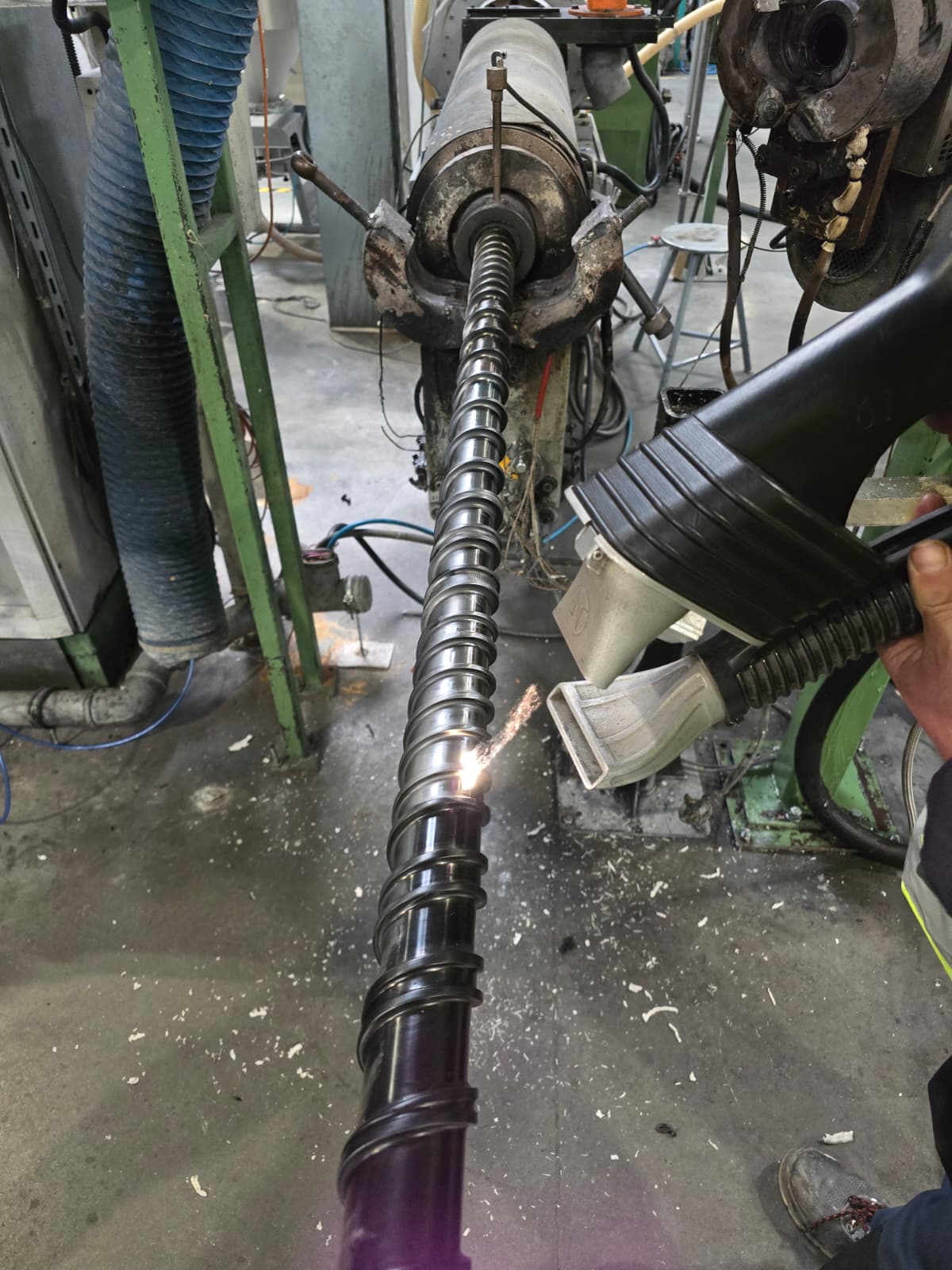 Lucrare de curățare cu laser